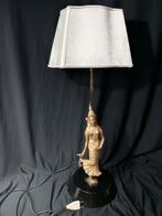 Lampe - Bronze - Danseur khmer, Antiek en Kunst