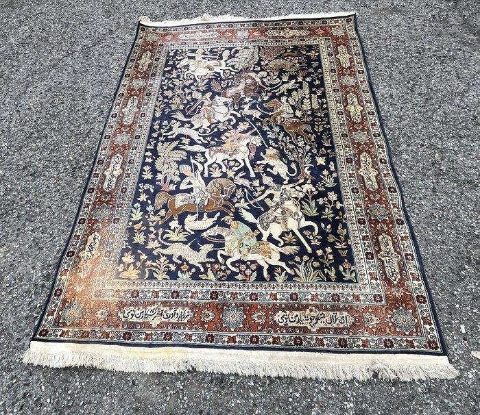 Kaschmir - Vloerkleed - 220 cm - 150 cm - zijde, Huis en Inrichting, Stoffering | Tapijten en Vloerkleden