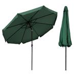 Grote groene parasol 300 cm - kantelbaar - UV-bescherming..., Tuin en Terras, Parasols, Ophalen of Verzenden, Nieuw