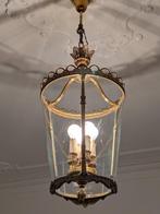 Lustre - Bronze - Bronze, verre incurvé