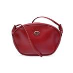 Gucci - Vintage Red Leather Small Crossbody Messenger Bag -, Nieuw