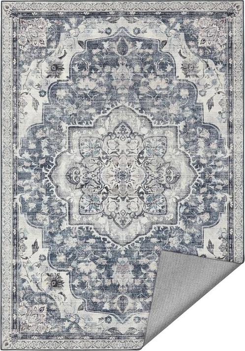 Tapijt - Vintage Stijl - Machine Wasbaar - Duif Grijs, Huis en Inrichting, Stoffering | Tapijten en Vloerkleden, Nieuw, Ophalen of Verzenden