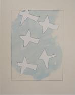 Georges Braque (1882-1963) - Colombes dans le ciel, Antiquités & Art