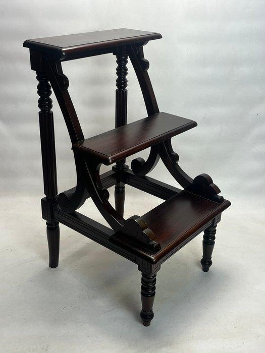 Trapje - bibliotheektrapje - Hout - klassieke, Antiek en Kunst, Curiosa en Brocante