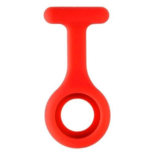 Fako - Verpleegstershorloge - Siliconen Hoesje - Rood, Handtassen en Accessoires, Horloges | Dames, Verzenden