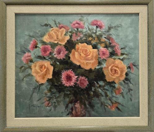 Jordi Anglada (1942) - Armonía floral, Antiek en Kunst, Kunst | Schilderijen | Klassiek