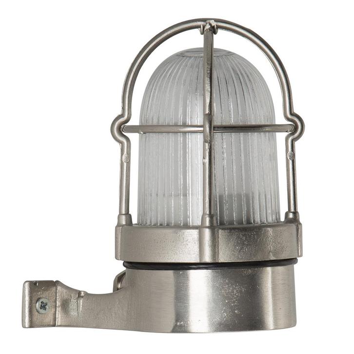Scheepslampen & Maritiem Scheepslamp Caspian III Nikkel, Tuin en Terras, Buitenverlichting, Verzenden