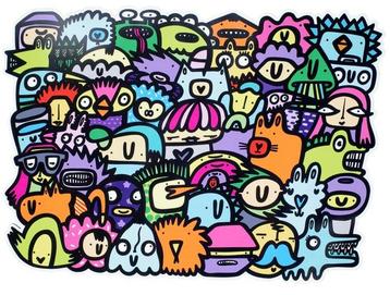 Kev Munday (1986) - All Together Now - Aluminium di-bond