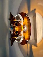 Herda - Wandlamp - jarenzeventig vintage/retro - Plexiglass, Antiek en Kunst