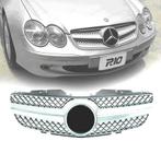 Calandre Sport Amg Pour Mercedes Sl R230 01-06 Argent Chromé, Auto-onderdelen, Verzenden, Nieuw