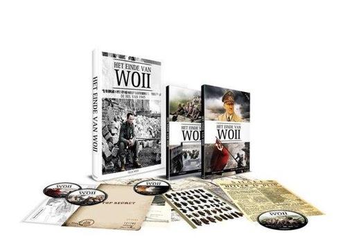 Het einde van WOII box boek met 5 dvds op DVD, Cd's en Dvd's, Dvd's | Documentaire en Educatief, Nieuw in verpakking, Verzenden