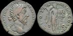 161-180ad Roman Marcus Aurelius Ae dupondius Victory stan..., Verzenden