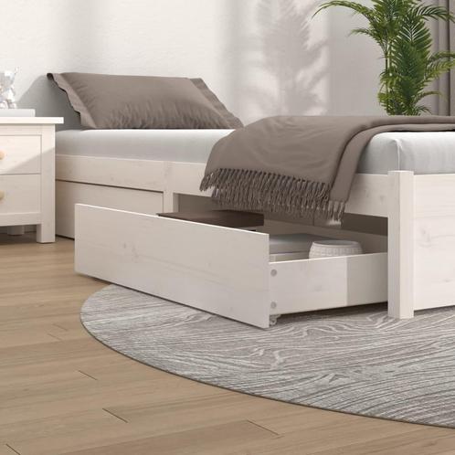 vidaXL Bedlades 4 st massief grenenhout, Huis en Inrichting, Slaapkamer | Bedden, Nieuw, Verzenden