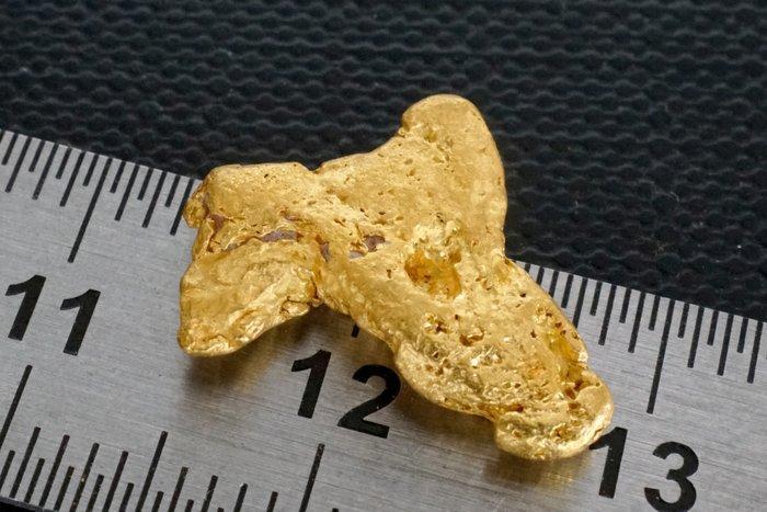 Goud Natif, goudklompje uit Suriname of Franse Guyana, Verzamelen, Mineralen en Fossielen