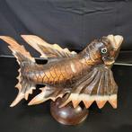 Sculpture, Pesce - 40 cm - Bois