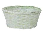 Rieten mand maritien blauwwit rectangle 28x13x11cm. goedkope, Nieuw