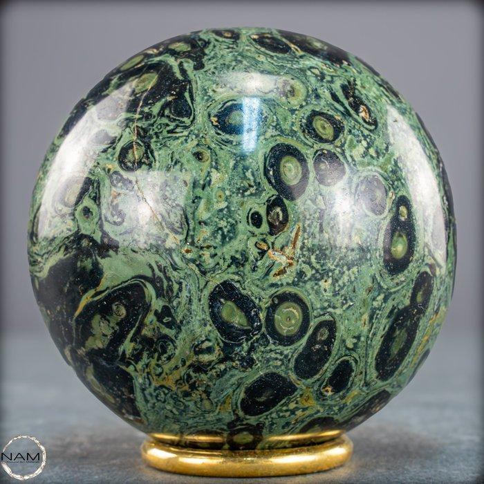 Unieke Kambaba-kogel Het oog van de aardgeschiedenis- 867.05, Verzamelen, Mineralen en Fossielen