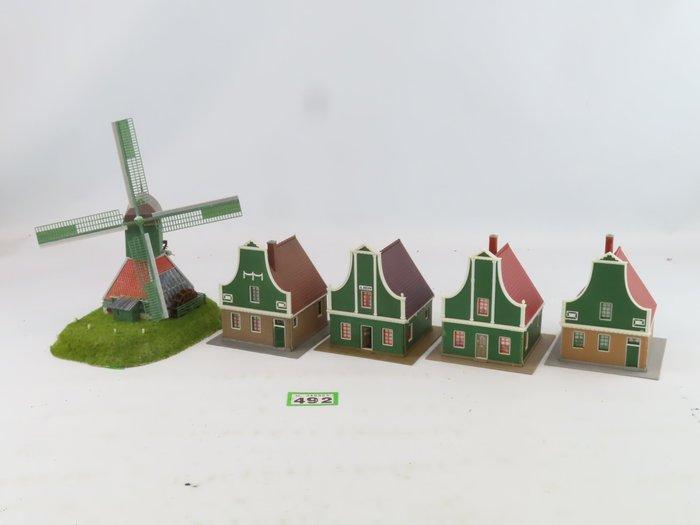 Pola H0 - 205351/190655 - Modeltreingebouwen (5) - 1 Molen, Hobby & Loisirs créatifs, Trains miniatures | HO