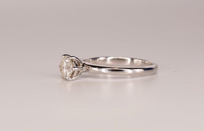 Zonder minimumprijs - Ring - 14 karaat Witgoud - 0.70ct. tw., Bijoux, Sacs & Beauté, Bagues