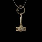 Viking periode Zilver Thor Hammer amulet hanger