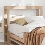 vidaXL Hoofdbord met schappen 90 cm massief grenenhout, Huis en Inrichting, Slaapkamer | Bedden, Verzenden, Nieuw