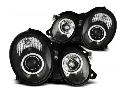 Angel Eyes koplampen Black geschikt voor Mercedes W208 CLK, Auto-onderdelen, Verlichting, Nieuw, Mercedes-Benz, Verzenden