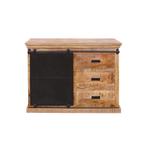 Dressoir Mangohout Milan 100 cm, Huis en Inrichting, Kasten | Dressoirs, Verzenden, Nieuw