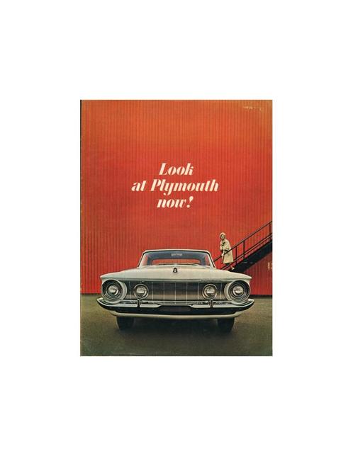 1962 PLYMOUTH PROGRAMMA BROCHURE ENGELS (USA), Boeken, Auto's | Folders en Tijdschriften, Ophalen of Verzenden