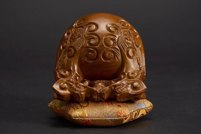 Boeddhistische objecten - Zen-Boeddhistische Mokugyo houten, Antiek en Kunst, Antiek | Overige Antiek