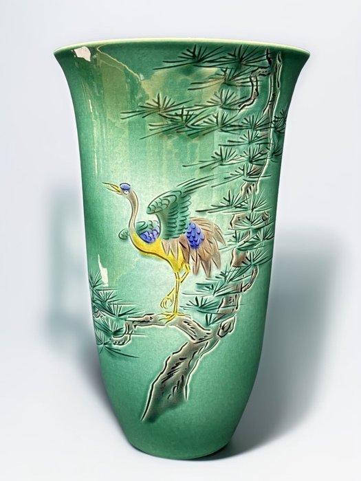 Vaas - Keramiek - Japan - H27cm Kutani Ware vaas (Zonder, Antiek en Kunst, Antiek | Overige Antiek