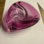 Val Saint Lambert - Plateau - Cristal - Couleur améthyste