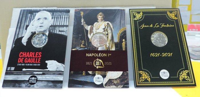 Frankrijk. 10 Euro 2020/2023 (6 monete) (Zonder, Timbres & Monnaies, Monnaies | Europe | Monnaies non-euro