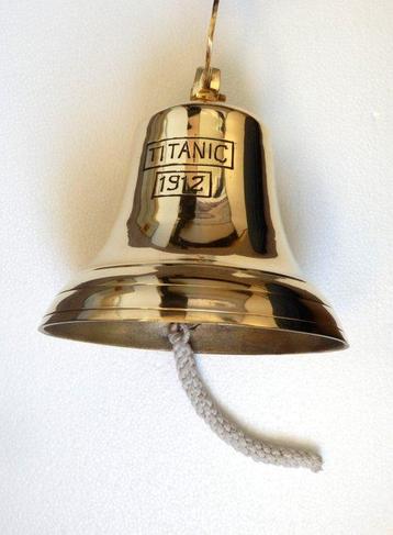 Objets maritimes - Grote Titanic 1912 Scheepsbel - Laiton