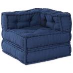 vidaXL Kussen Blauw 70 x 70 x 54 cm Polyester, Huis en Inrichting, Woonaccessoires | Kussens, Verzenden, Nieuw
