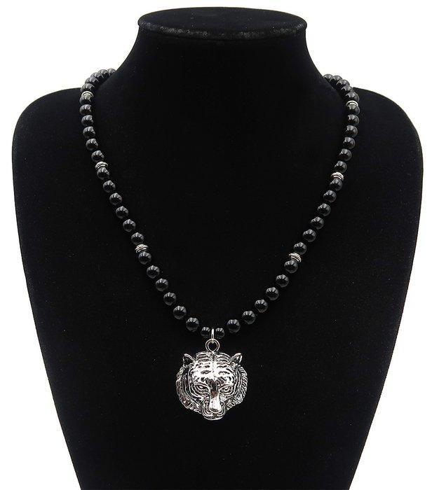 Obsidiaan - Boeddhistische ketting - Tijger - Bescherming, Antiek en Kunst, Antiek | Boeken en Manuscripten