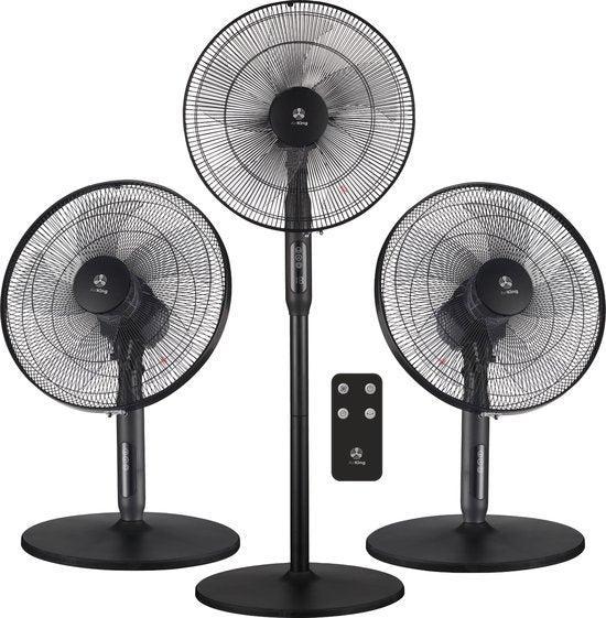 2dekans | AirKing 3-in-1 Statiefventilator met, Audio, Tv en Foto, Afstandsbedieningen, Ophalen of Verzenden