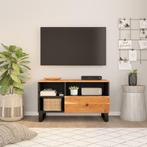 vidaXL Tv-meubel 80x33x46 cm massief acaciahout en bewerkt, Huis en Inrichting, Kasten |Televisiemeubels, Verzenden, Nieuw