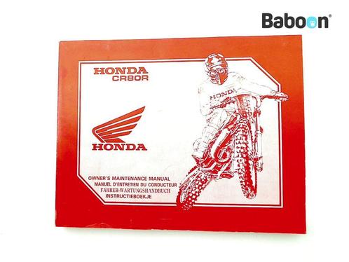 Instructie Boek Honda CR 80 R 1990-1995 (CR80R) (66GS260), Motos, Pièces | Honda, Envoi
