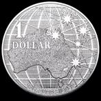 Australië. 1 Dollar 2020 Australian Map, 1 Oz (.999), Postzegels en Munten