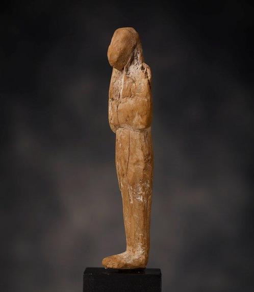LÉgypte ancienne, maquette funéraire en bois - 19 cm, Verzamelen, Mineralen en Fossielen