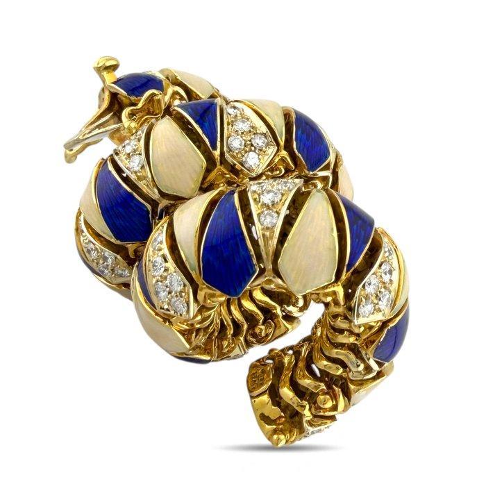 Armband - 18 karaat Geel goud, Exclusieve Italiaanse 18K, Bijoux, Sacs & Beauté, Bracelets