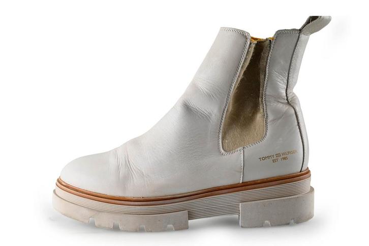 Tommy Hilfiger enkellaarzen in maat 40 Goud | 5% korting, Kleding | Dames, Schoenen, Overige kleuren, Gedragen, Lage of Enkellaarzen