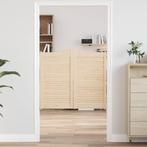 vidaXL Draaideuren louvredesign 1-paar 90x100 cm massief, Doe-het-zelf en Bouw, Verzenden, Nieuw