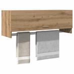 vidaXL Kledingkast 100x32,5x35 cm bewerkt hout artisanaal, Huis en Inrichting, Kasten | Kleerkasten, Verzenden, Nieuw