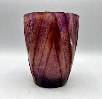 Daum - Vase - Art déco - Cristal, Pâte de verre