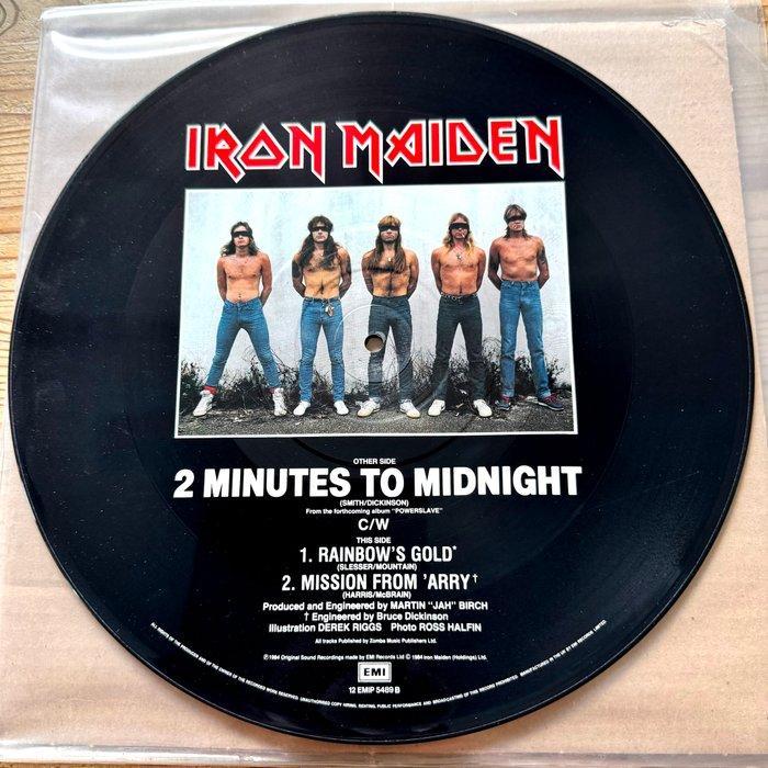 Iron Maiden - 2 Minutes To Midnight - first UK Picturedisc -, Cd's en Dvd's, Vinyl Singles