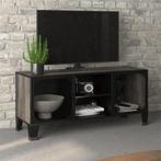 vidaXL Tv-meubel 105x36x47 cm metaal en MDF grijs, Huis en Inrichting, Kasten |Televisiemeubels, Nieuw, Verzenden