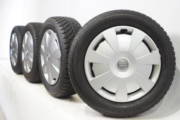 Audi A3 8V 16 inch stalen velgen + Winterbanden Bridgestone, Auto-onderdelen, Banden en Velgen, Ophalen of Verzenden