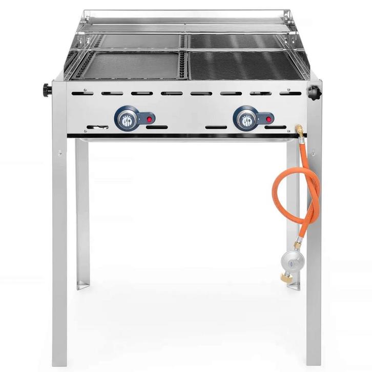 Barbecue | GreenFire | Propaangas | 1 Rooster + 1 Bakplaat, Zakelijke goederen, Horeca | Keukenapparatuur, Nieuw in verpakking
