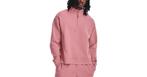 Under Armour Summit Knit 1/2 Zip-pink - Maat LG, Maat 52/54 (L), Under Armour, Nieuw, Ophalen of Verzenden